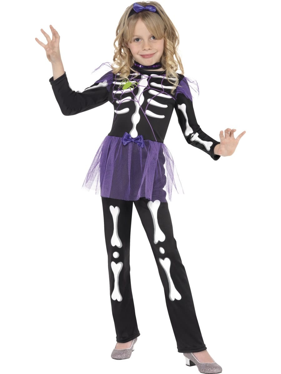 Skeleton Girl Child Costume