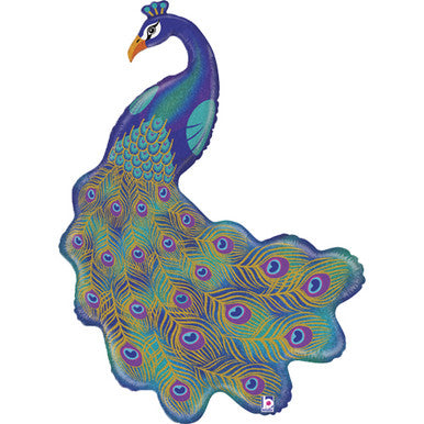 Peacock Supershape Foil Balloon