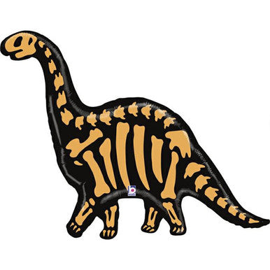 Dinosaur Fossil Brontosaurus Supershape Foil Balloon