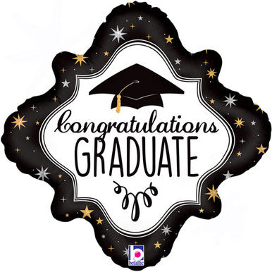 Congratulations Graduate Jr Shape 18" Foil Balloon