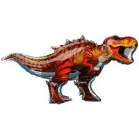 Dinosaur T-Rex Jurassic World Green Supershape Foil Balloon