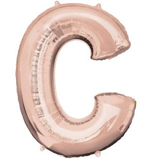 Giant Foil Letter Rose Gold
