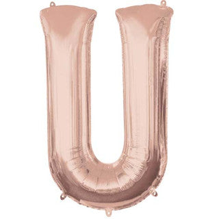 Giant Foil Letter Rose Gold