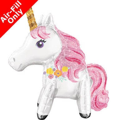 Mystical Unicorn Airfilled Sitter Supershape Foil Balloon