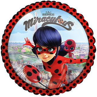 Official Miraculous Ladybug 18" Foil Balloon