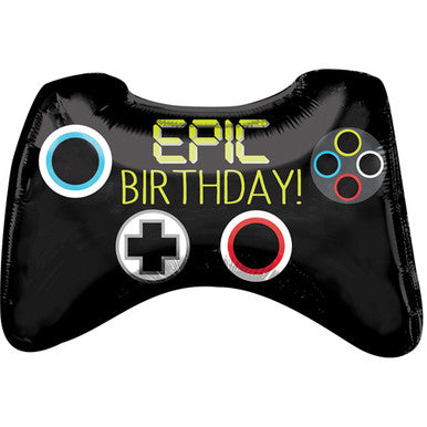 Epic Game Controller Supershape Foil Balloon