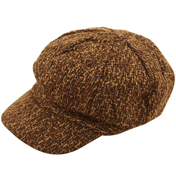 Flap Cap Baker Boy Brown