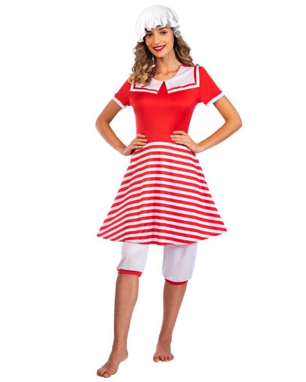 20's Bathing Suit Ladies Costume