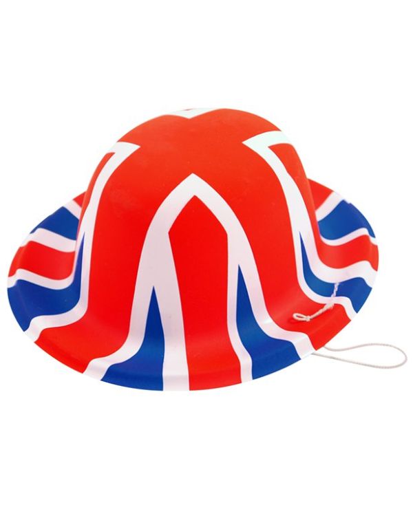 Union Jack Mini Bowler Hat