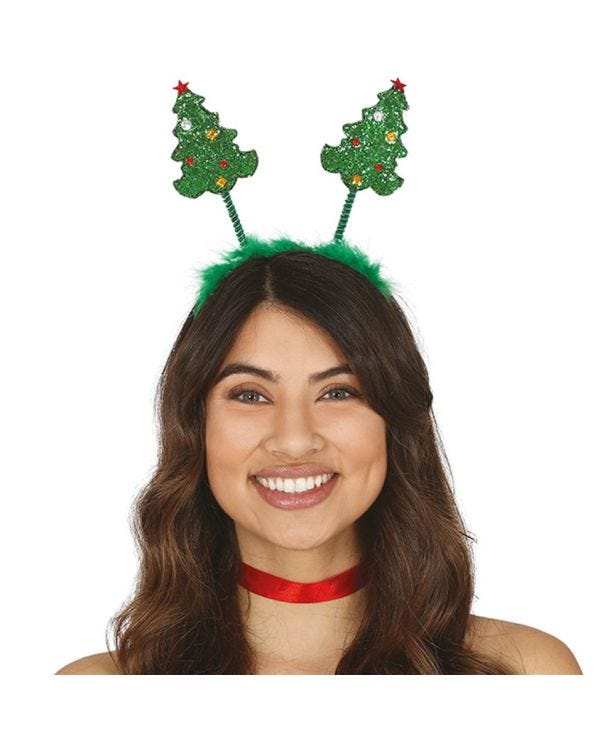 Christmas Tree Headboppers on Headband