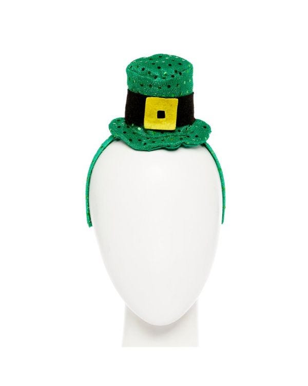 Irish Mini Top Hat on Headband