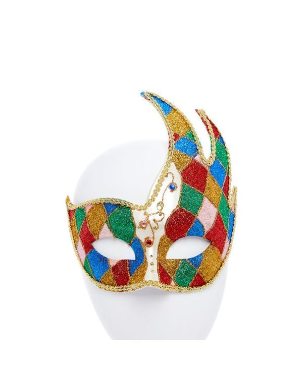Carnival Jester Mask