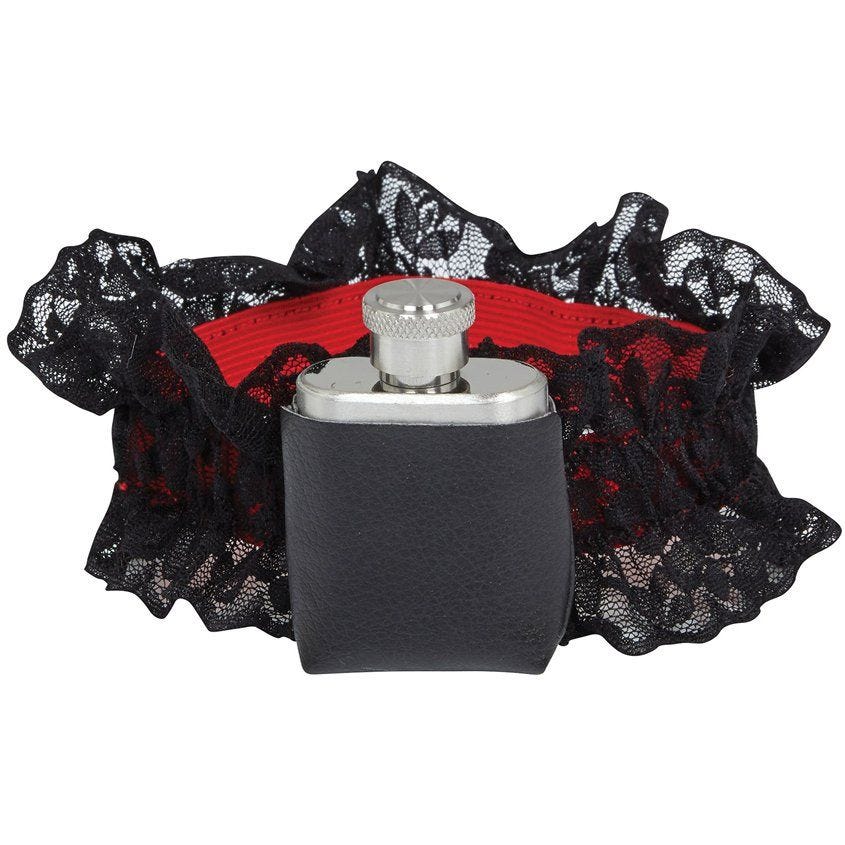 Garter and Hip Flask