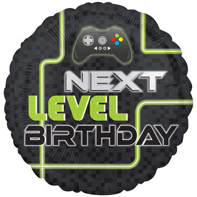 Next Level Birthday 18" Foil Balloon