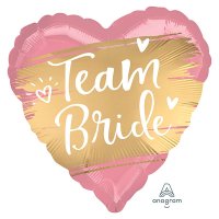 Team Bride Satin 18" Foil Balloon