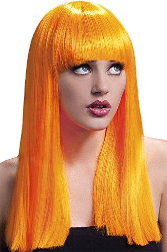 Deluxe Heat Resistant Alexia Wig Orange