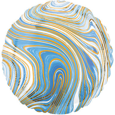 Marble Round 18" Foil Balloon