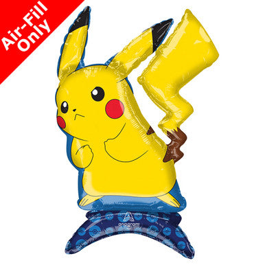 Pokemon Pikachu Sitter Airfilled Foil Balloon