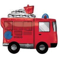 Cute Fire Engine Supershape Balloon