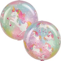 Elegant Unicorn Orbz Foil Balloon