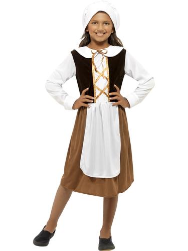 Tudor Maid Child Costume