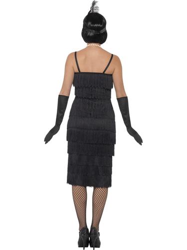 Flapper Black Long Costume