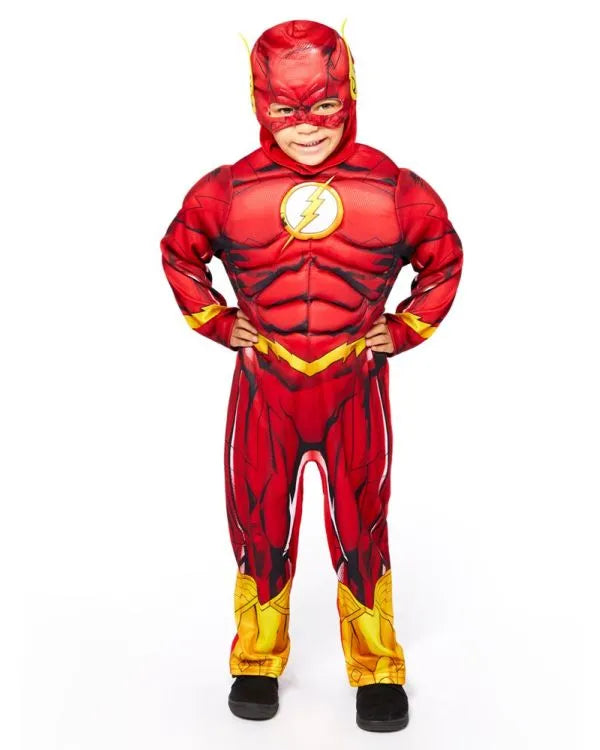Official Flash Deluxe Comic Book Child Costume