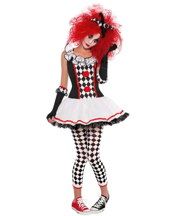 Harlequin Honey Clown Child Costume