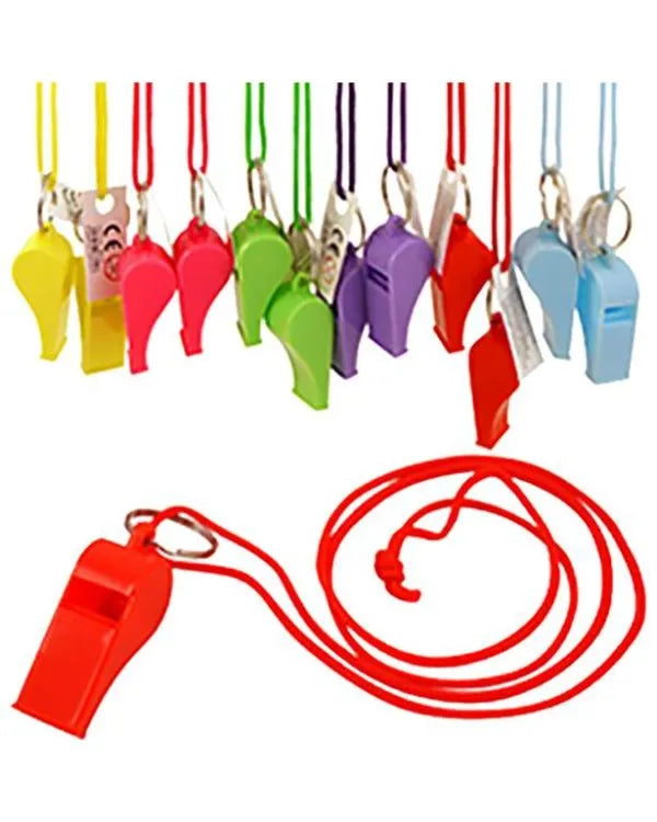 Multi Coloured Whistle