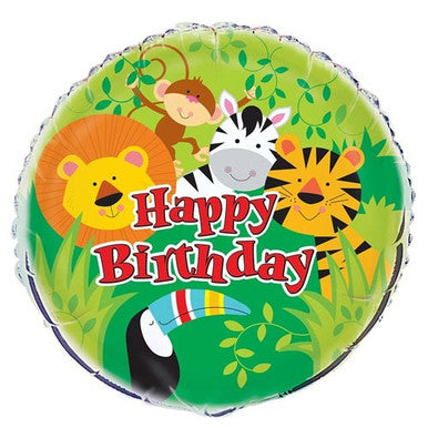 Cute Jungle 18" Foil Balloon