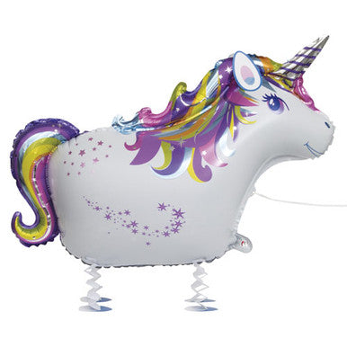 Unicorn Walkies Supershape Foil Balloon