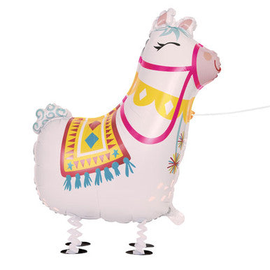 Llama Walkies Supershape Foil Balloon