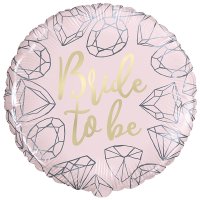 Bride to Be Diamonds 18" Foil Balloon