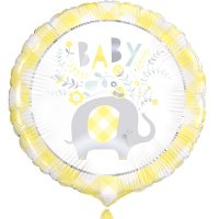 Baby Yellow Elephant 18" Foil Balloon
