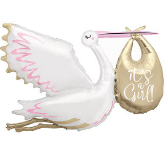 Baby Girl/ Boy Golden Stalk Supershape Foil Balloon