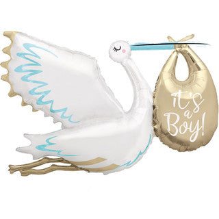 Baby Girl/ Boy Golden Stalk Supershape Foil Balloon