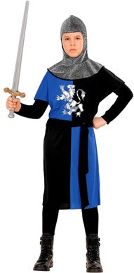 Medieval Warrior Blue Child Costume