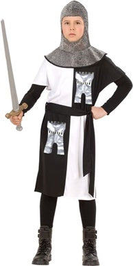 Medieval Warrior White Child Costume