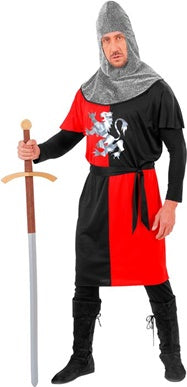 Medieval Warrior Red Costume