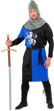 Medieval Warrior Blue Costume
