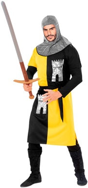 Medieval Warrior Yellow Costume