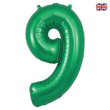 Giant Foil Number Balloon Dark Green