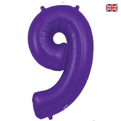 Giant Foil Number Balloon Purple
