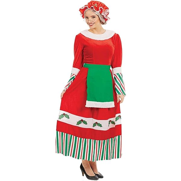 Traditional Mrs Clause costume