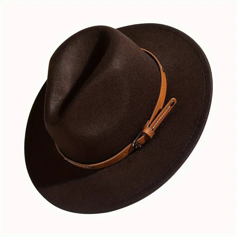 Fedora Hat Brown Deluxe