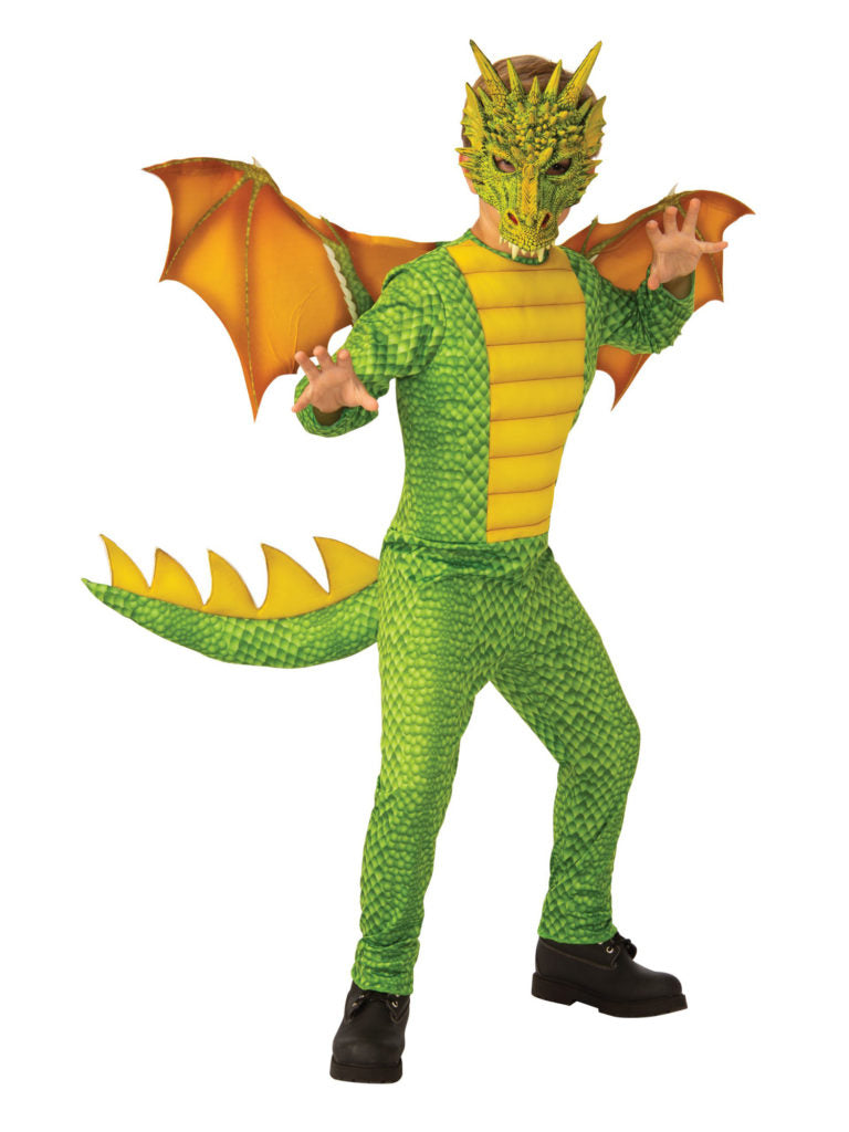Green Dragon Child Costume