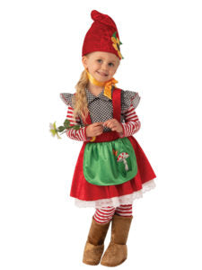 Garden Gnome Girl Child Costume