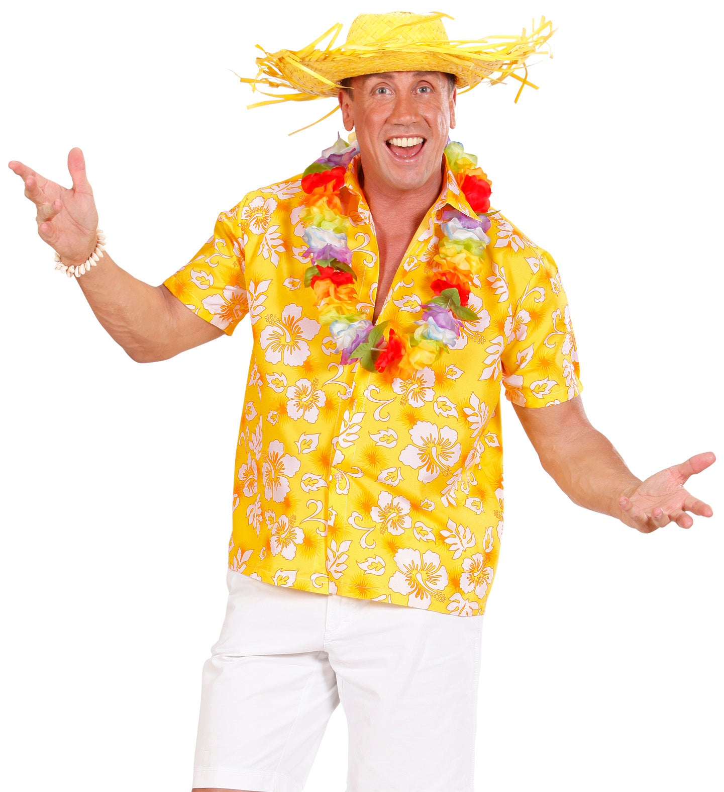 Deluxe Hawaiian Flower Shirt