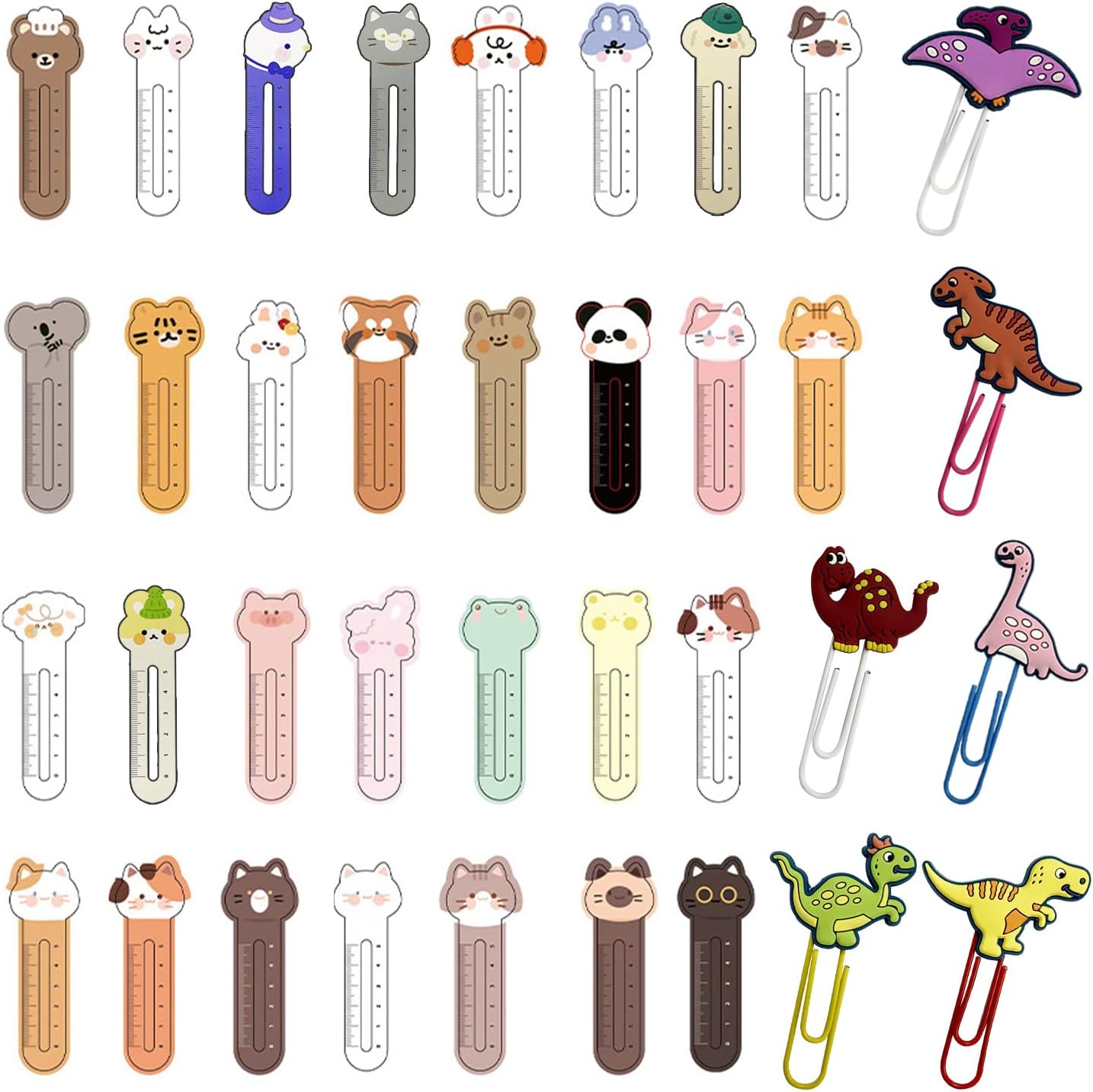 Mini Animal Bookmark Rulers