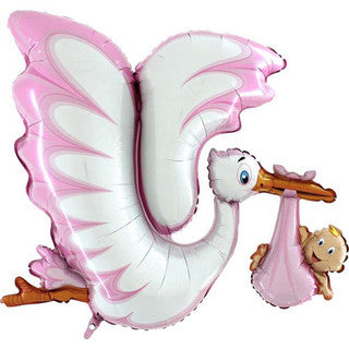 Baby Girl/ Boy Stalk Supershape Foil Balloon